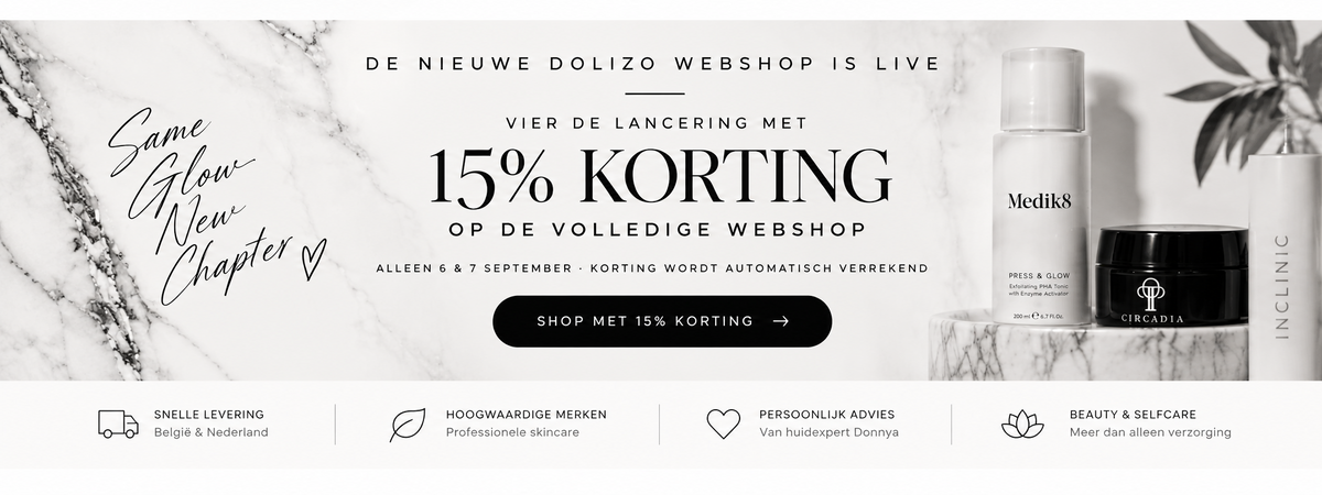 DOLIZO webshop launch - 15% korting