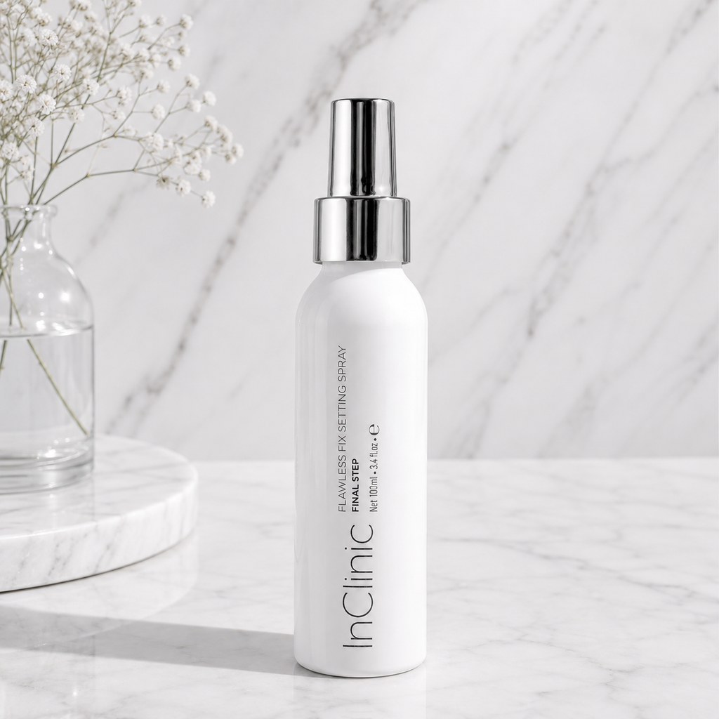 Flawless fix setting spray