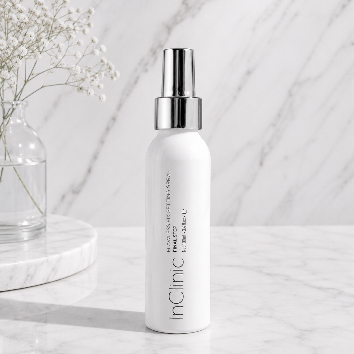 Flawless fix setting spray