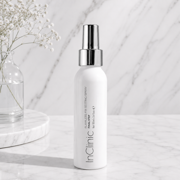 Flawless fix setting spray