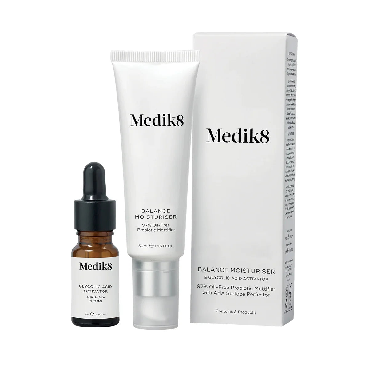 Balance Moisturiser & Glycolic Acid Activator