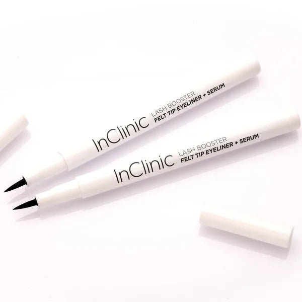 Platinum felt tip eyeliner + serum jet black